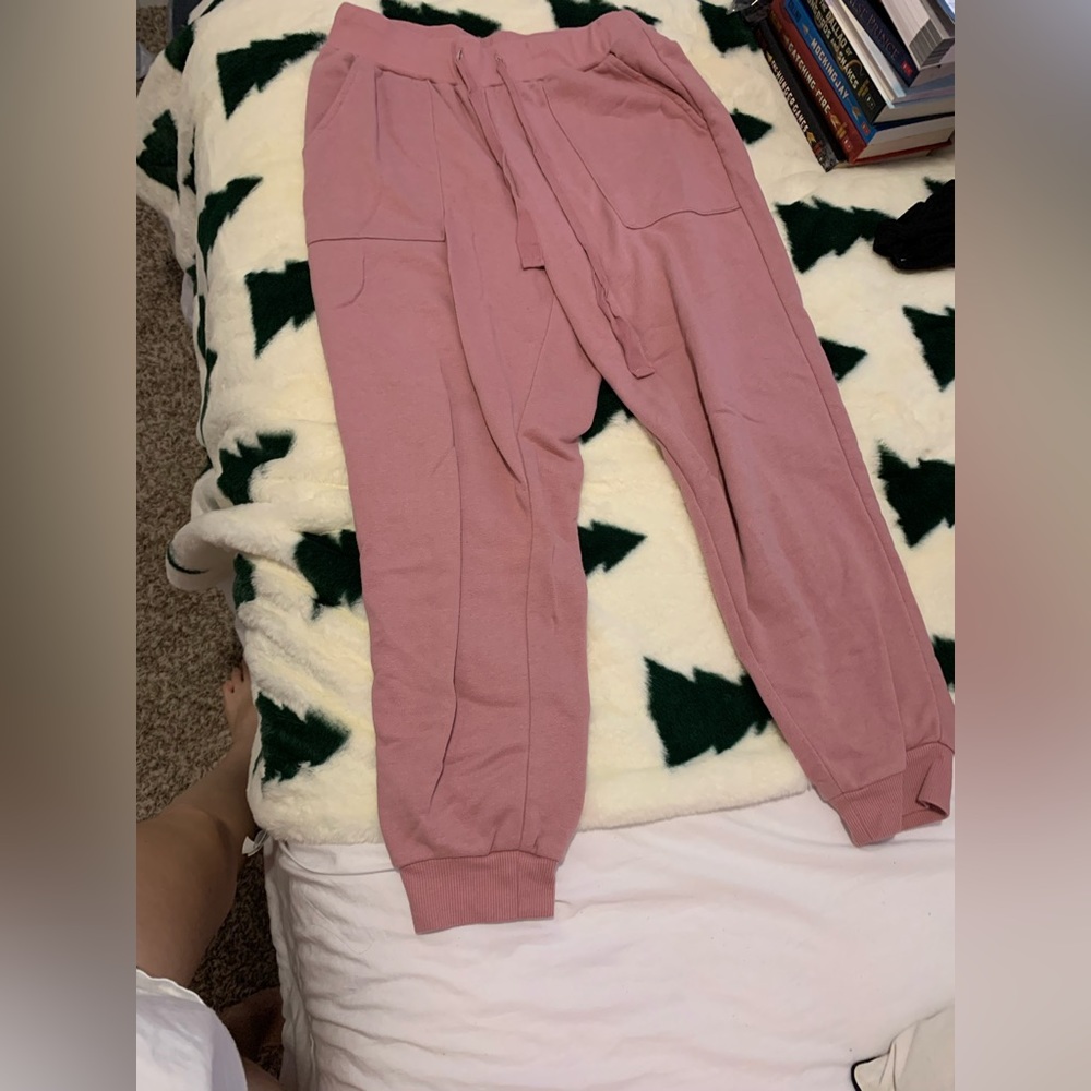 Pink sweats